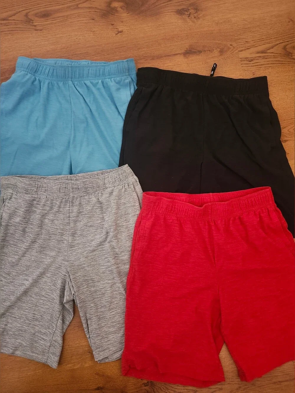 Old Navy Kids Active Shorts - Red, Black, Blue, Gray Large